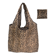 ECO iepirkumu maisiņš ar leoparda rakstu – videi draudzīgs atkārtoti lietojams maisiņš – agmarket.lv